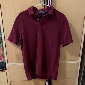 Polo by Ralph Lauren Men's Burgundy Polo Shirt